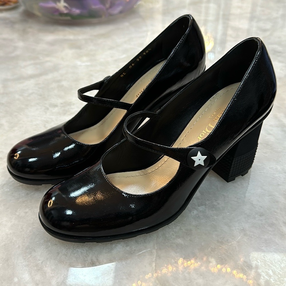 Christian Dior patent Mary Jane pump
